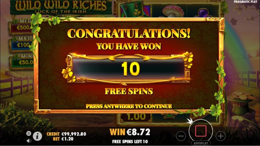 Wild Wild Riches slot screen 4