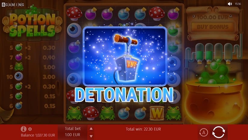 Potion Spells slot screen 5