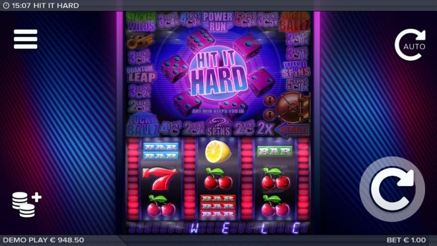 Hit It Hard slot screen 1