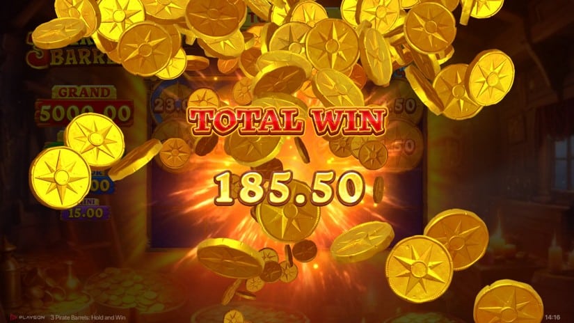 3 Pirate Barrels: Hold and Win slot screen 5