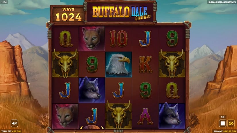 Buffalo Dale: Grandways slot screen 7