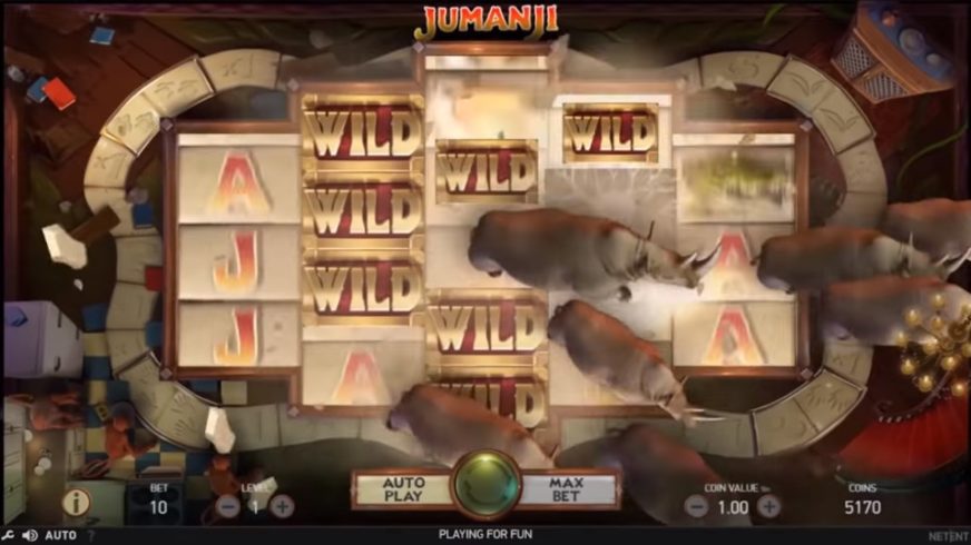 Jumanji™ slot screen 5