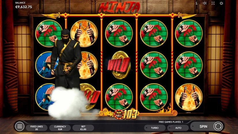 Ninja slot screen 4