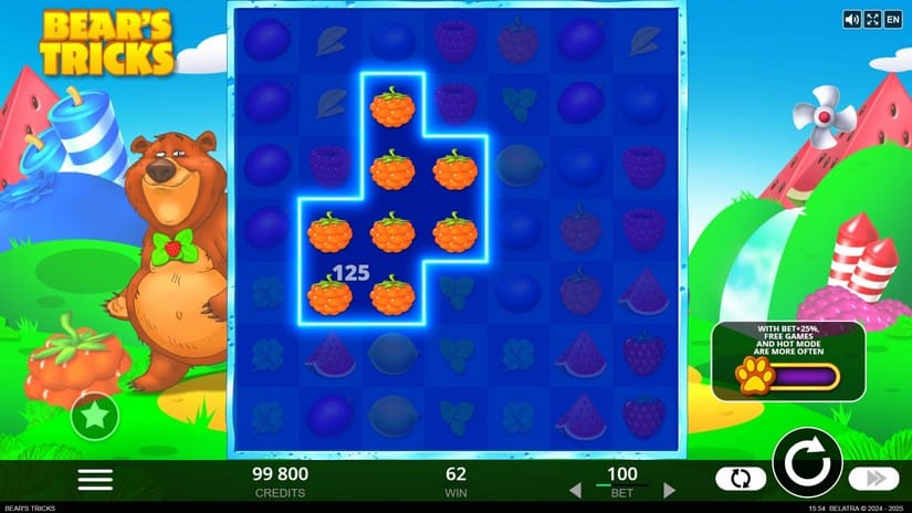 Bear’s Tricks slot screen 2