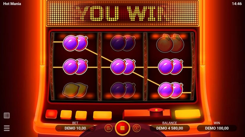 Hot Mania slot screen 4