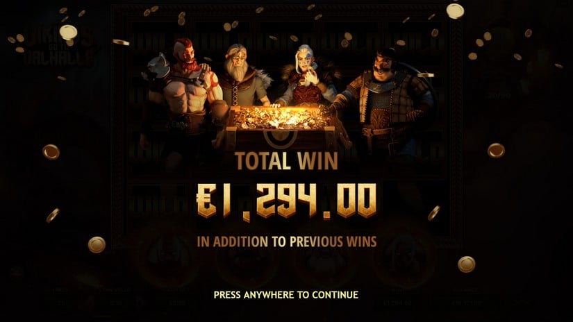 Vikings Go To Valhalla slot screen 9