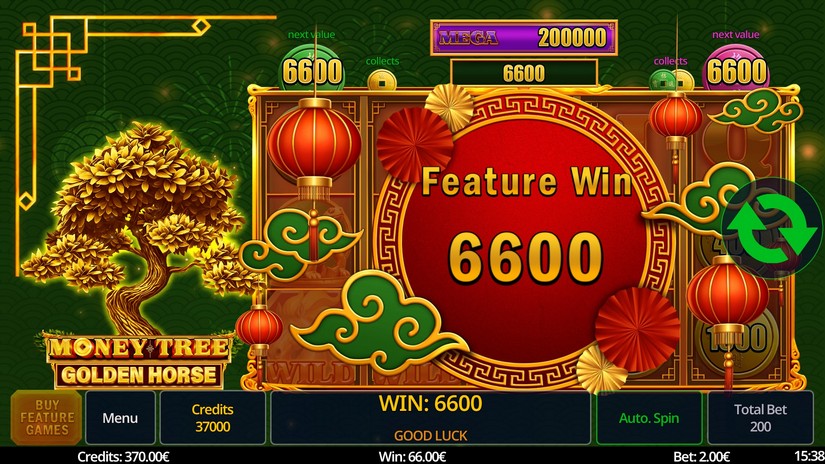 Money Tree Golden Horse slot screen 4