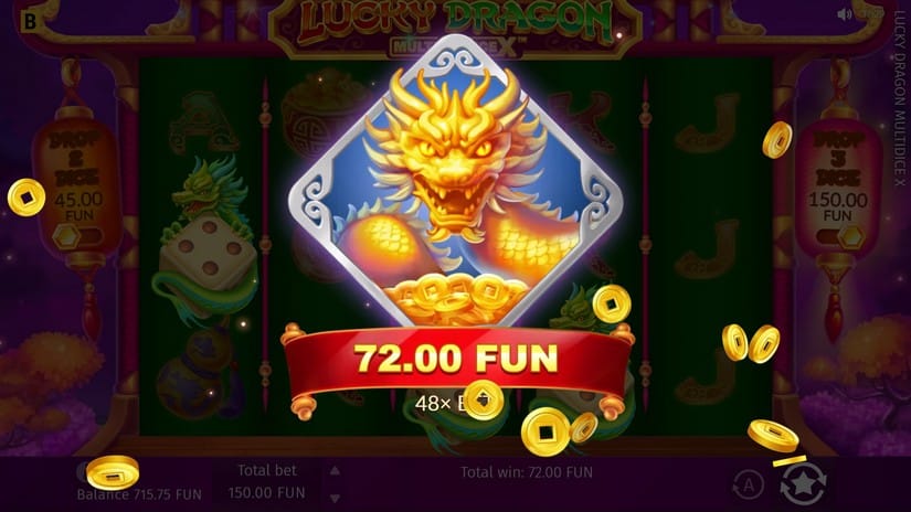 Lucky Dragon Multidice X slot screen 4