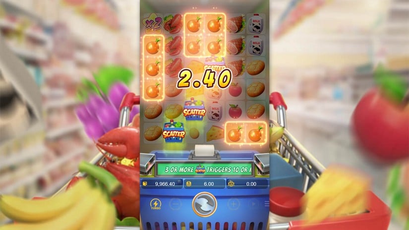 Supermarket Spree slot screen 2