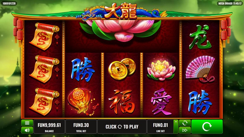 Mega Drago slot screen 4