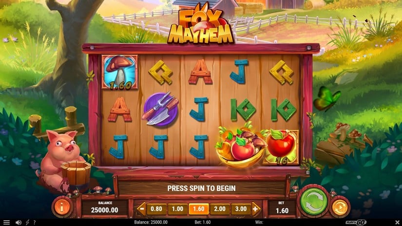 Fox Mayhem slot screen 1