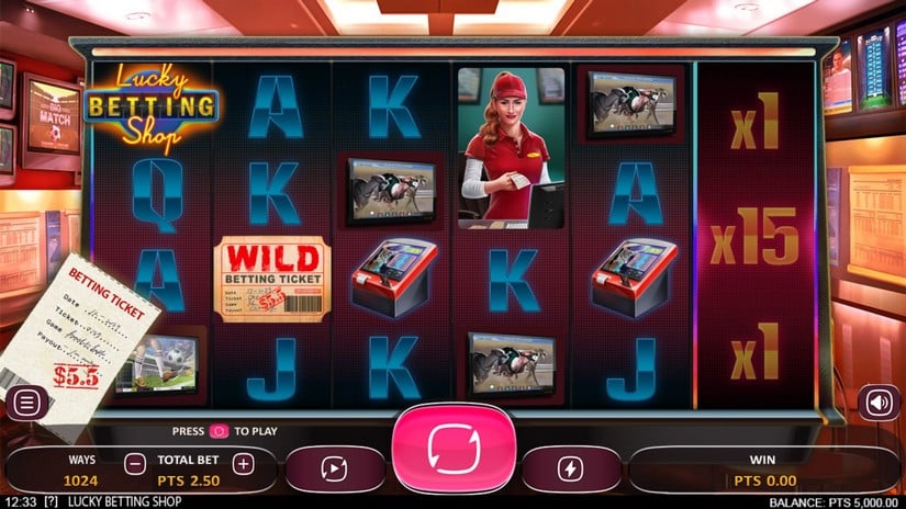 Lucky Betting Shop slot screen 1