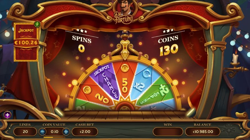 Dr Fortuno slot screen 4