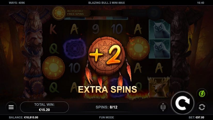 Blazing Bull 2 Mini-Max slot screen 5