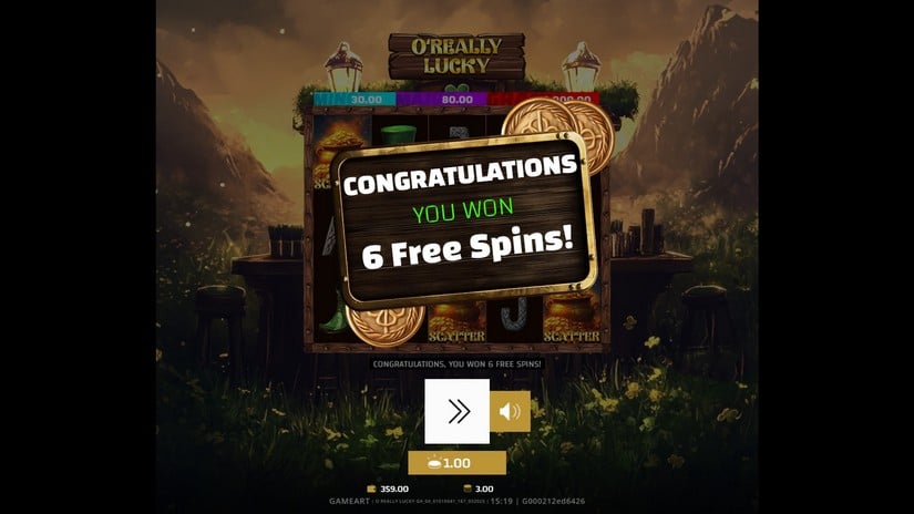 O’Really Lucky slot screen 2