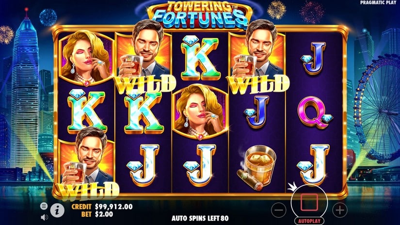 Towering Fortunes slot screen 4