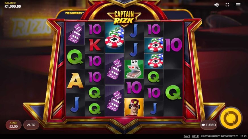 Captain Rizk Megaways slot screen 1