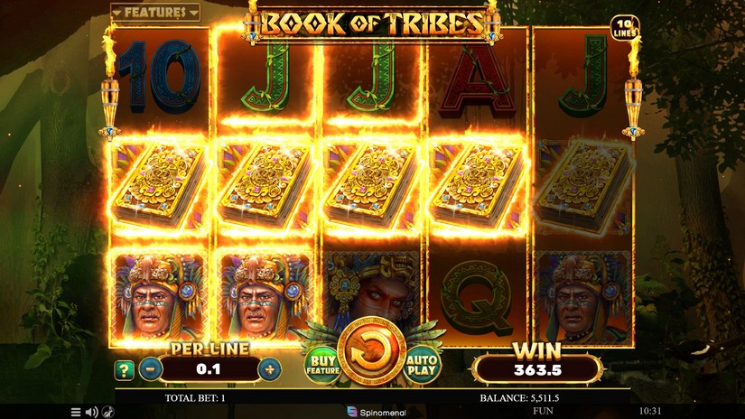 Book Of Tribes slot screen 4