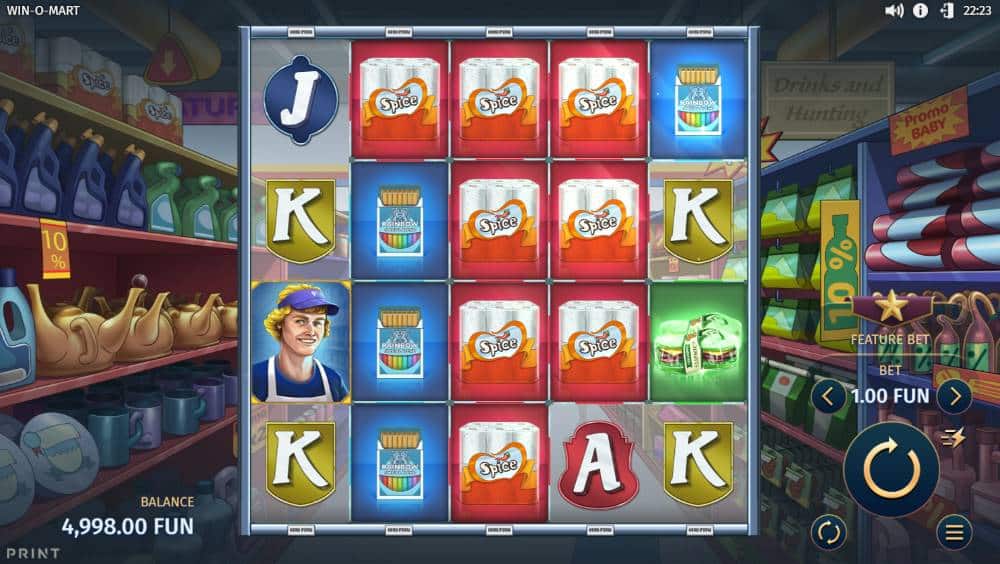 Win-O-Mart main game