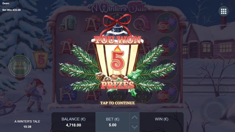 A Winter’s Tale slot screen 5