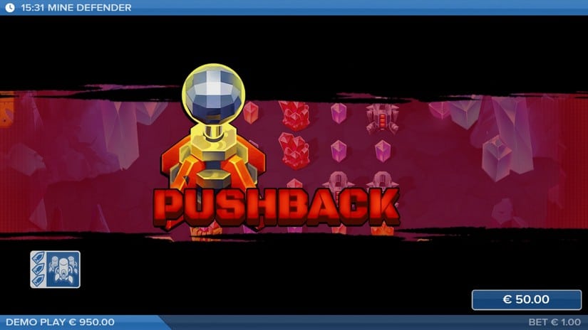 Mine Defender slot screen 3