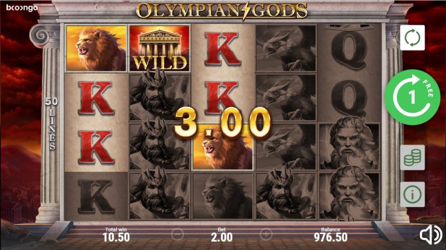 Olympian Gods slot screen 5