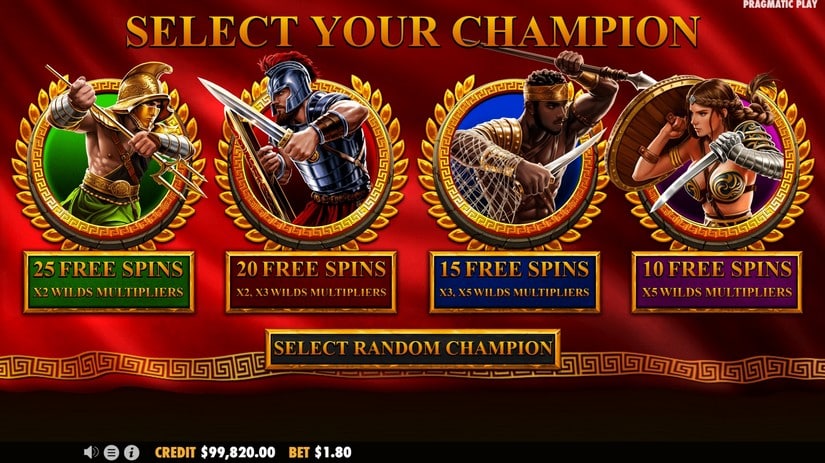 Chase for Glory slot screen 4