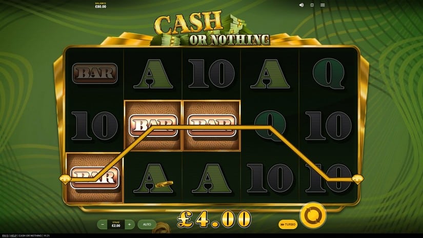 Cash Or Nothing slot screen 2