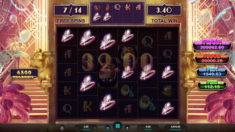 The Great Pigsby Megapays slot screen 7