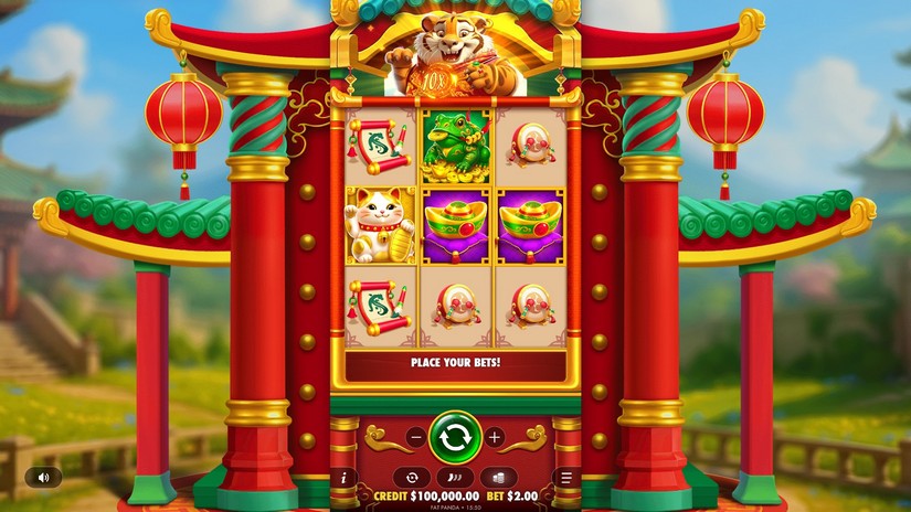 Lucky Tiger Gold slot screen 1