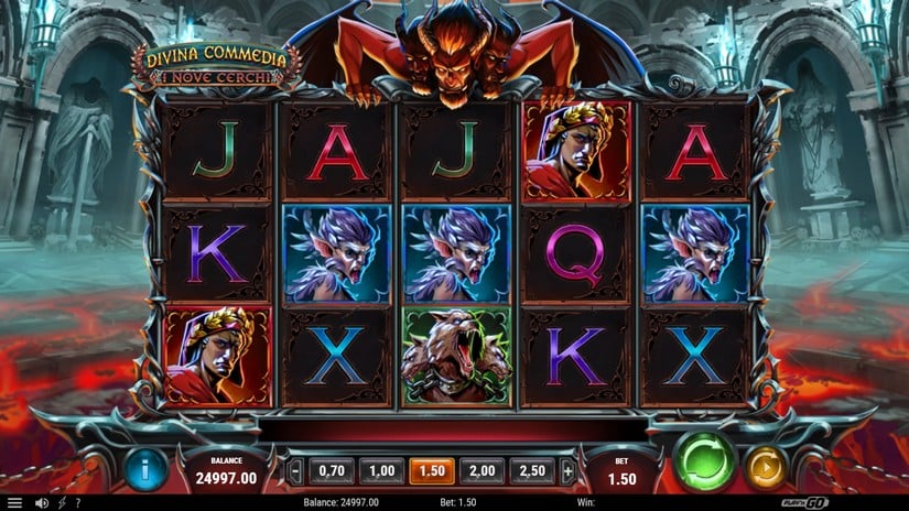 Divina Commedia I Nove Cerchi slot screen 1
