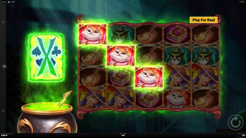 Witch Feature slot screen 6