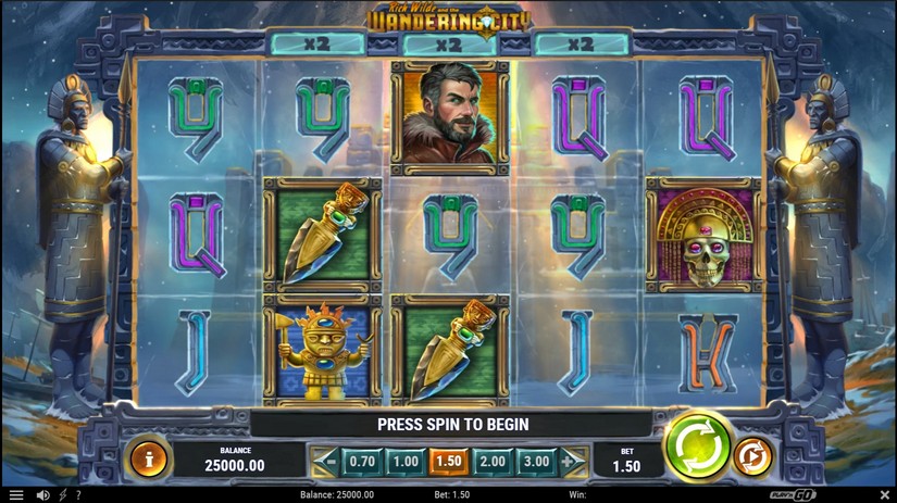 Rich Wilde and the Wandering City slot screen 6
