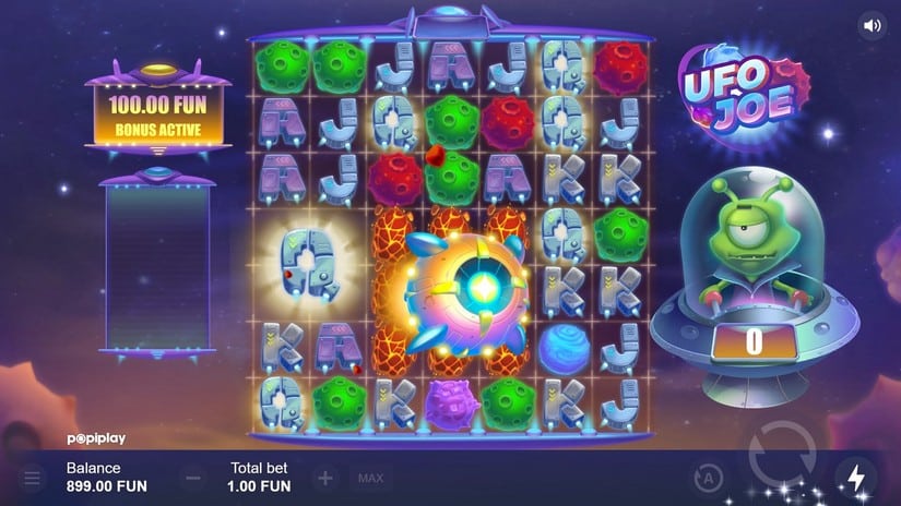 UFO Joe slot screen 2