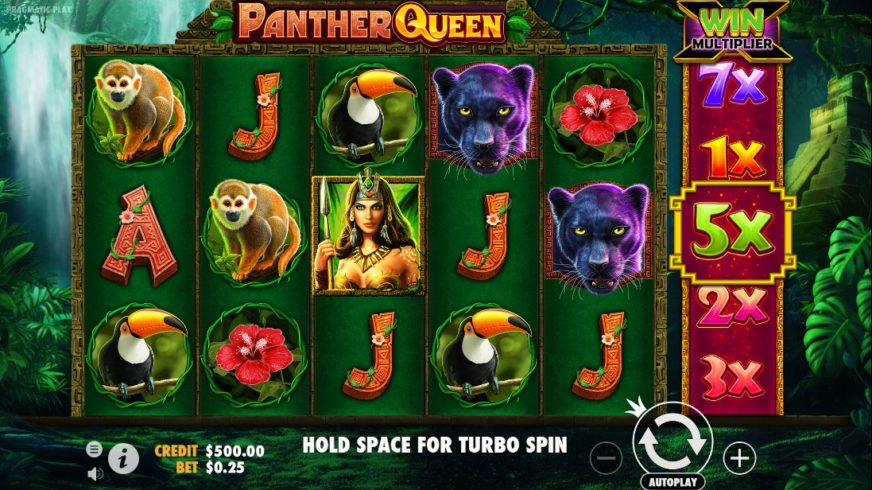 Panther Queen slot screen 1
