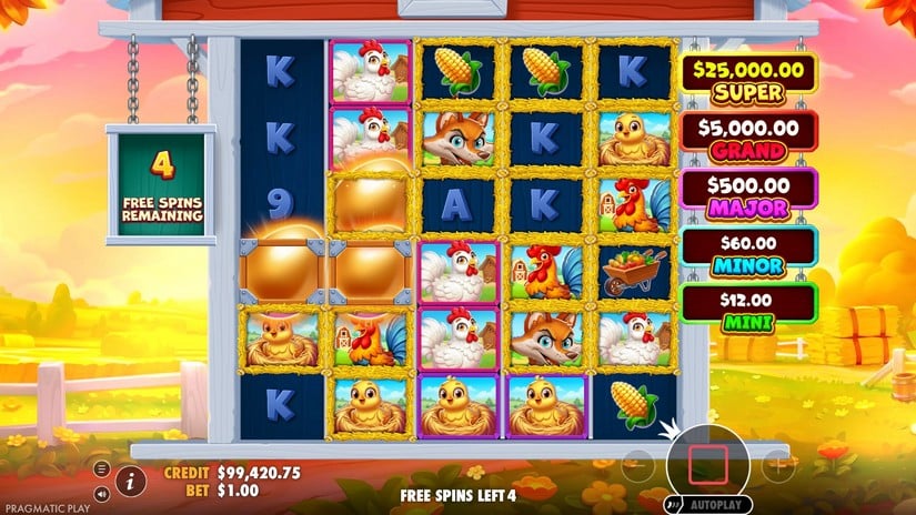 Bigger Barn House Bonanza slot screen 9