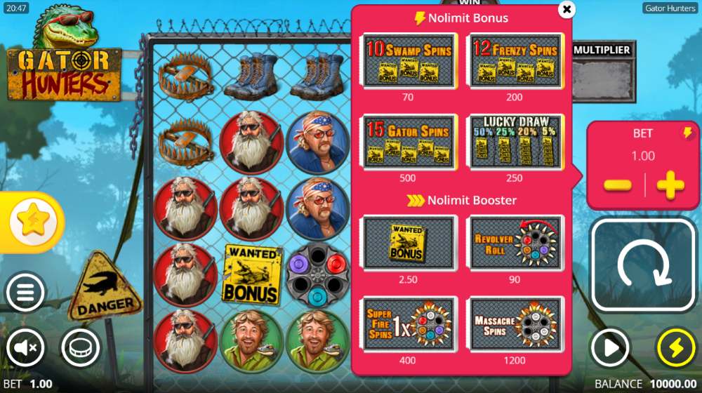 Gator Hunters slot Nolimit City