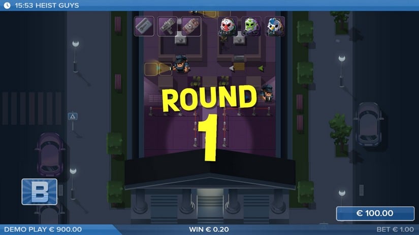 Heist Guys slot screen 4