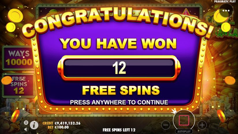 Cash Bonanza slot screen 2