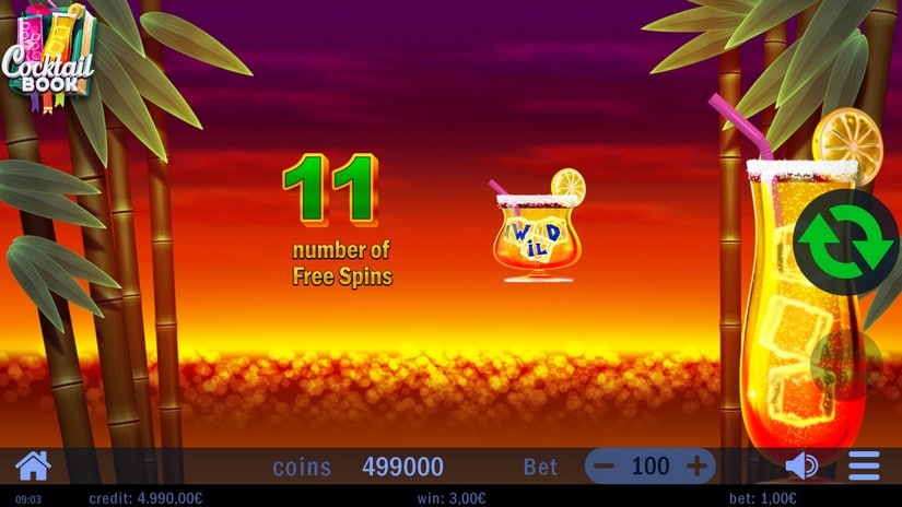 Cocktail Book slot screen 5