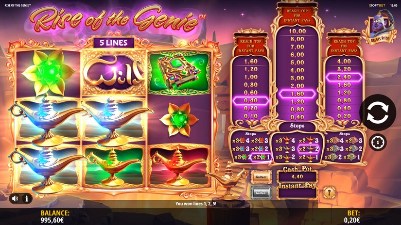 Rise of the Genie slot screen 5