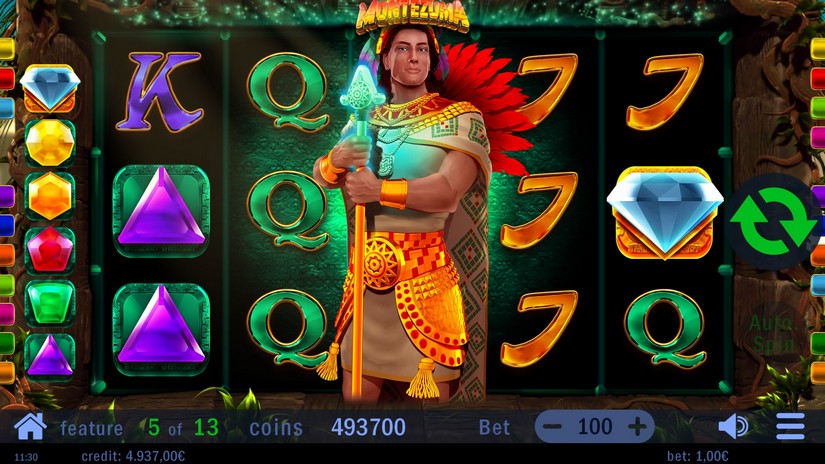 Montezuma slot screen 4