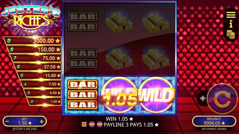 Jesters Riches slot screen 2