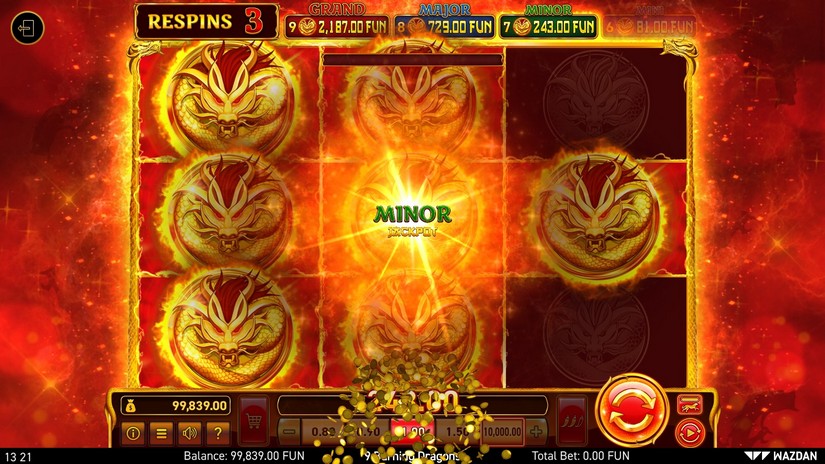 9 Burning Dragons slot screen 4