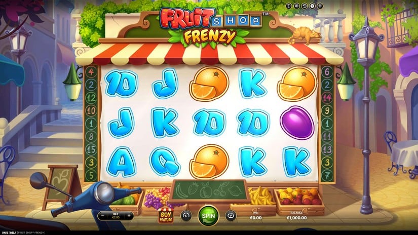 Fruit Shop Frenzy slot screen 1