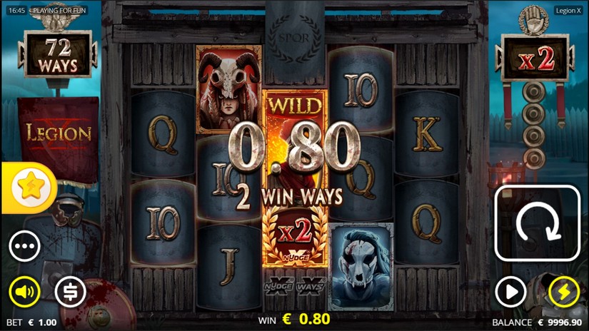 Legion X slot screen 2