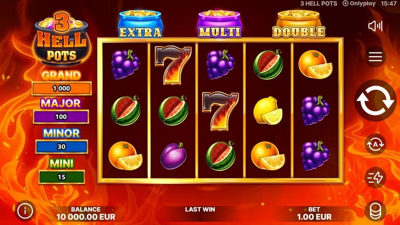 3 Hell Pots slot screen 1