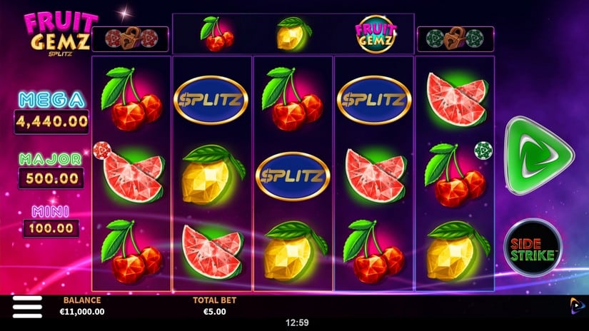 Fruit Gemz Splitz slot screen 1