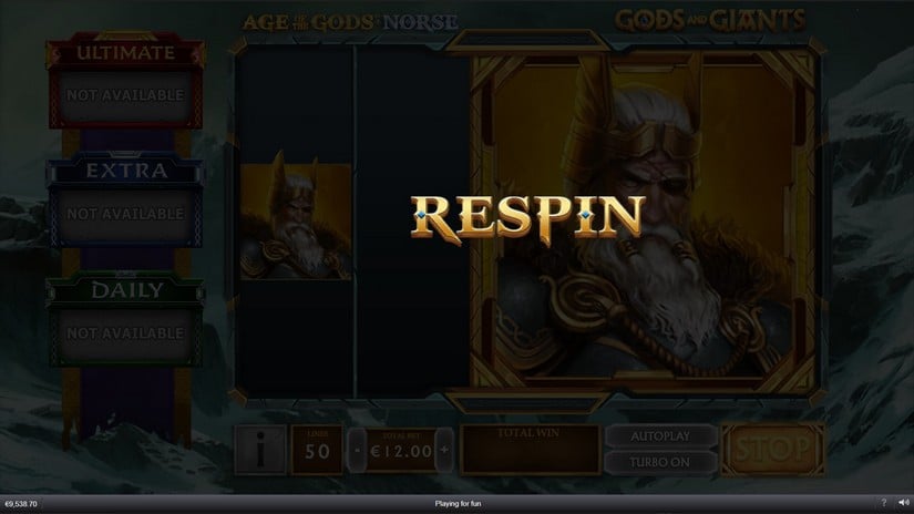 Age of the Gods Norse Gods and Giants slot screen 4
