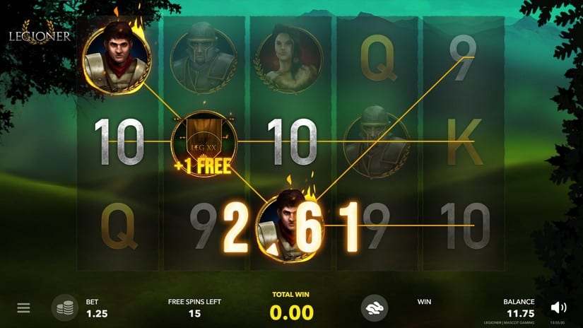 Legioner slot screen 2